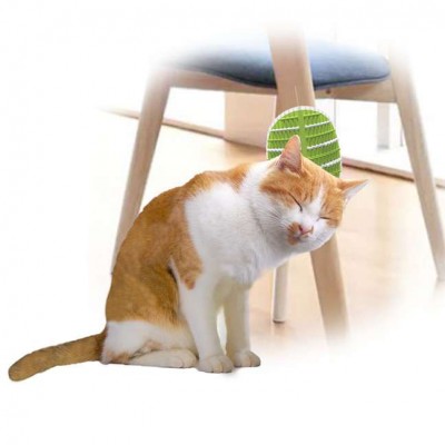 All-For-Paws Grooming Cat itching massager 2-in-1 Massage Clean Itching Corner Horns Hair Cat Pet Comb Brush